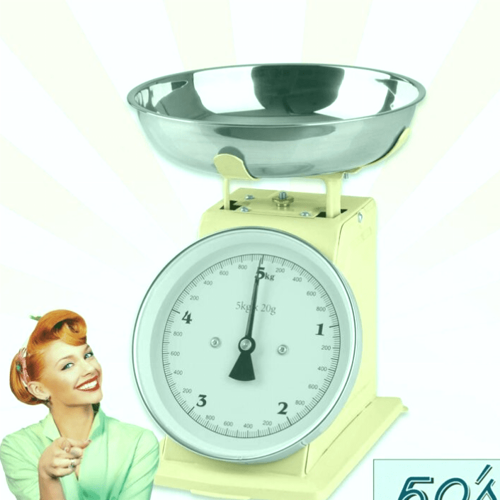 Las 3 mejores básculas de cocina vintage